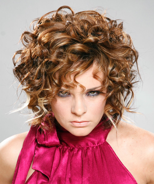 Short Hairstyle With Body And Defined Bouncy Curls