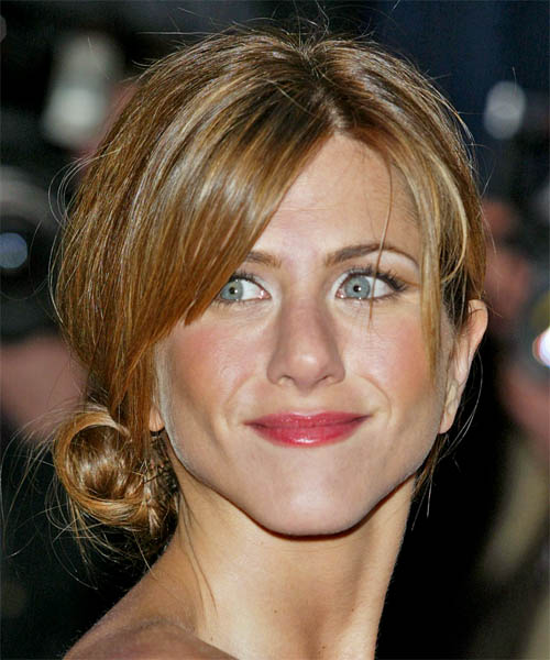 Jennifer Aniston Updo With Side Bun