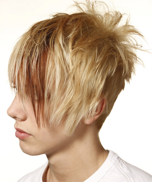 Tapered Hairstyle With Long Bangs For Men - side on view