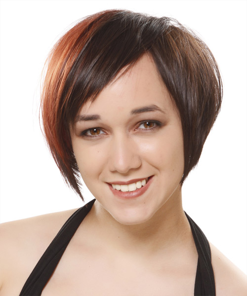 Short Two-Tone Jagged Haircut