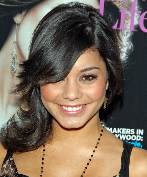 Vanessa Hudgens Medium Straight     Hairstyle