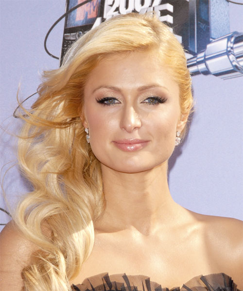 Paris Hilton Long Curly     Hairstyle