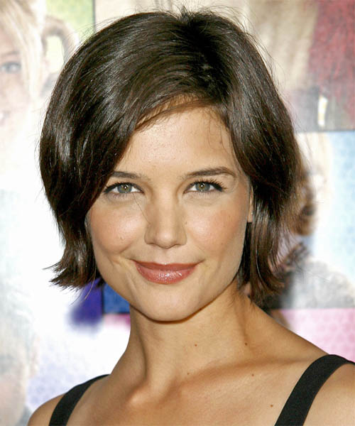 Katie Holmes Short Straight    Ash Brunette   Hairstyle
