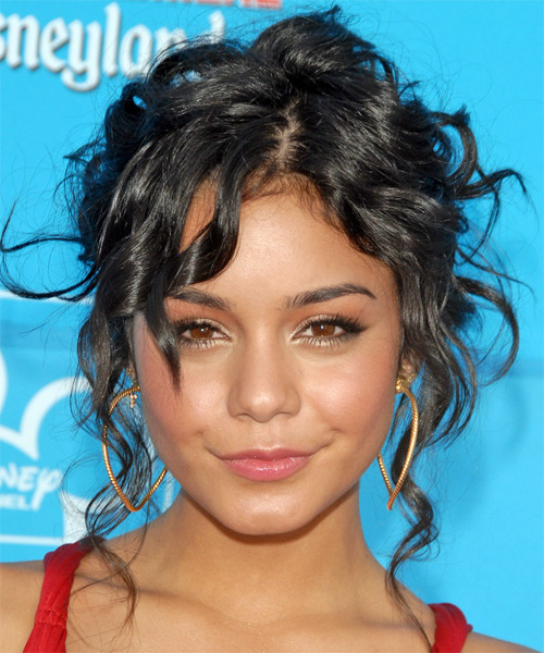 Vanessa Hudgens Long Wavy    Updo Hairstyle