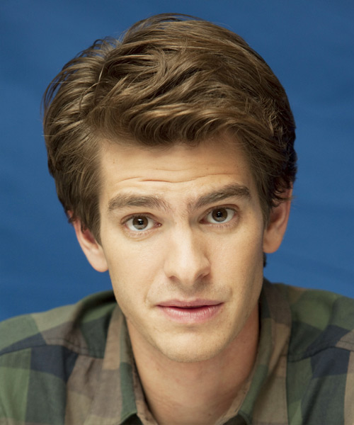 Andrew Garfield Short Straight    Ash Brunette   Hairstyle