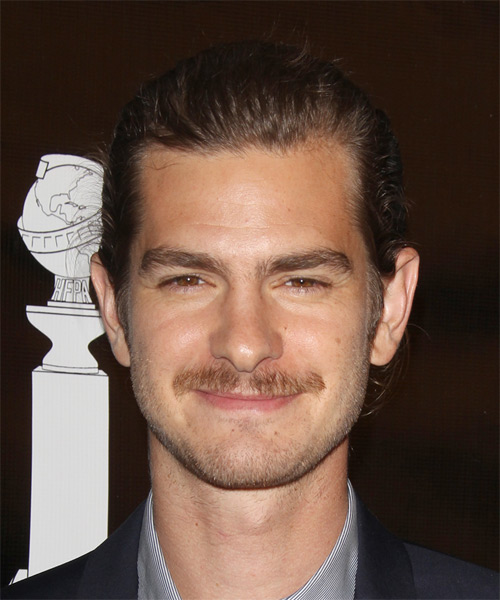 Andrew Garfield Short Straight   Chocolate   Hairstyle