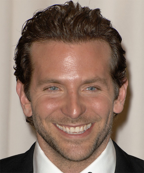 Bradley Cooper Short Wavy     Hairstyle