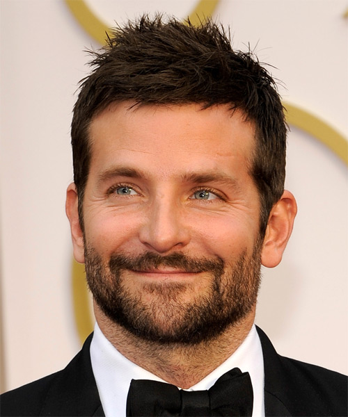 Bradley Cooper Short Straight   Dark Brunette   Hairstyle