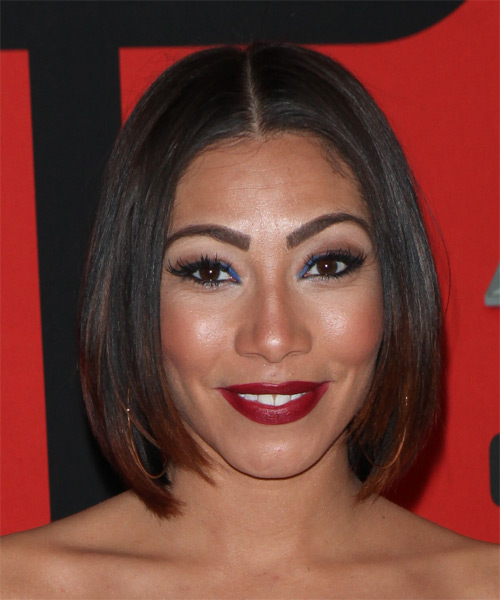 Bridget Kelly Medium Straight  Bob  Haircut 