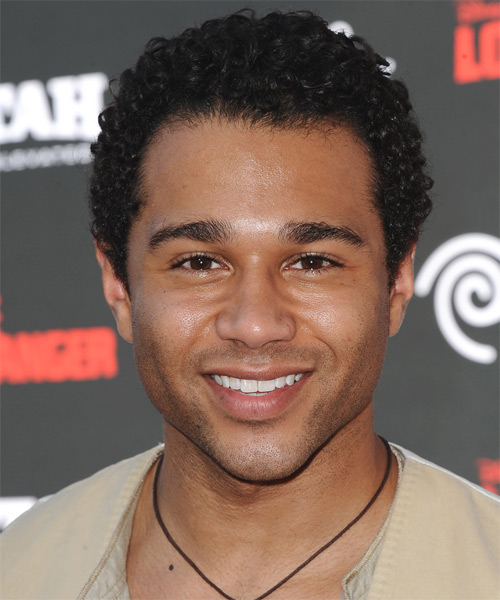 Corbin Bleu Short Curly   Black   Hairstyle