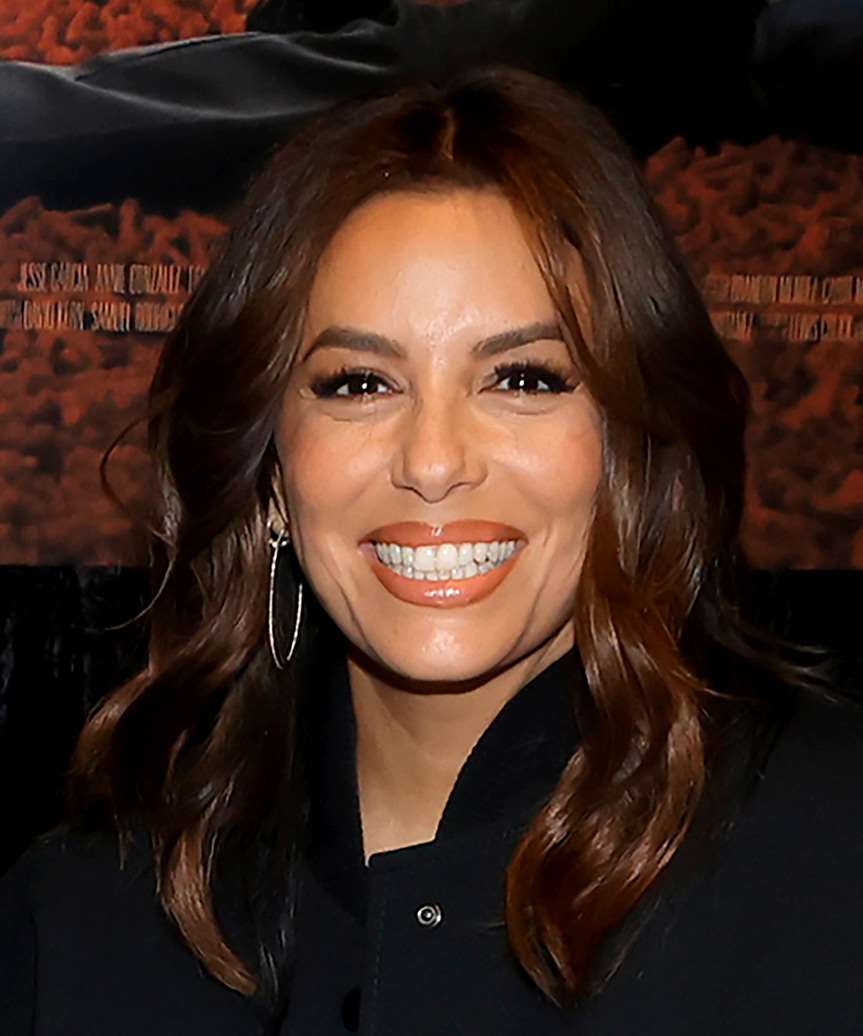 Eva Longoria Hairstyle With Tight Curls 