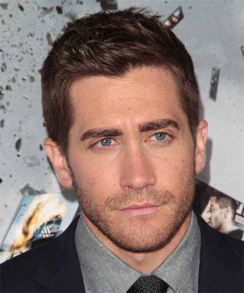Jake Gyllenhaal Short Straight    Chocolate Brunette   Hairstyle