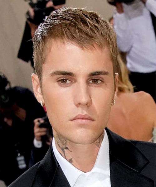 Justin Bieber Short Textured Hairstyle