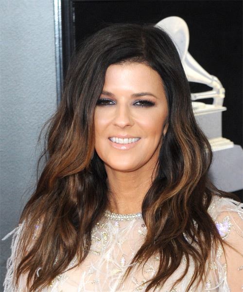 Karen Fairchild Long Wavy    Hairstyle 