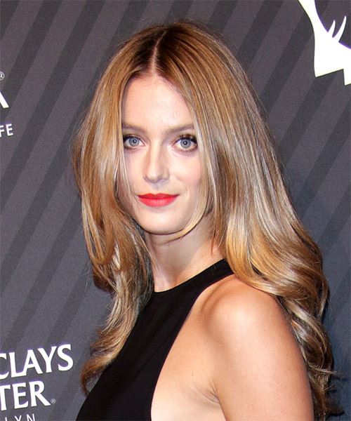 Kate Bock Long Straight    Hairstyle  - side view