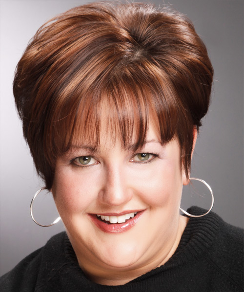 Short And Elegant Light Chocolate Brown Straight Hairstyle