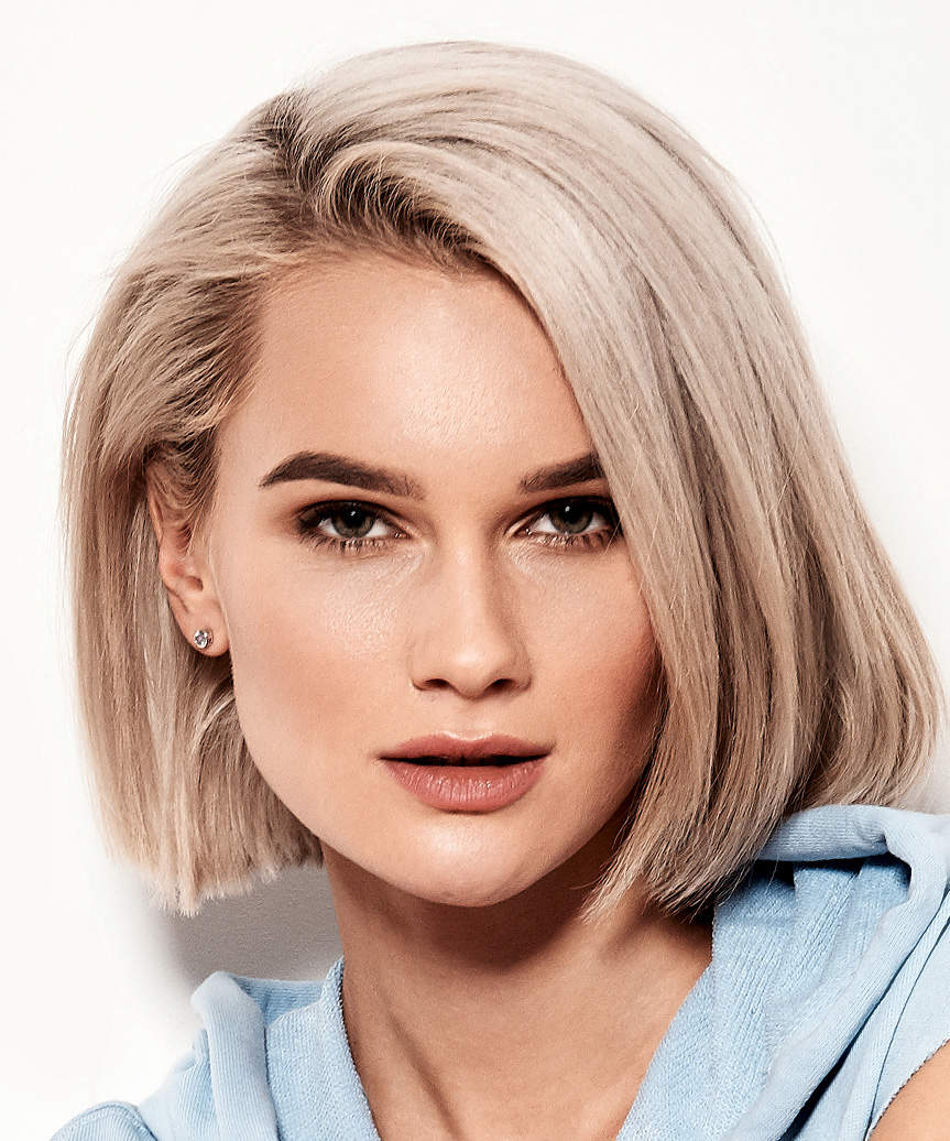 Modern Chin-Length Bob Haircut