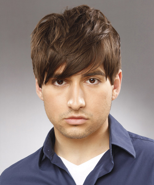 Short Hairstyle With Bangs For Men