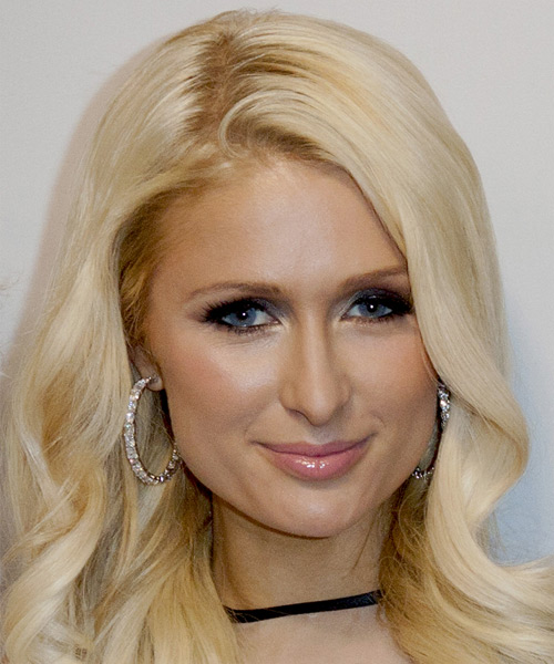 Paris Hilton Long Wavy   Light Blonde   Hairstyle
