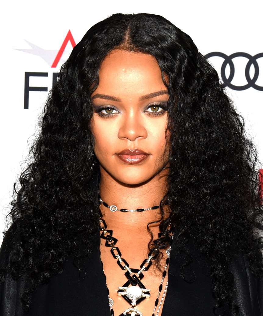 Rihanna Voluminous Black Curls