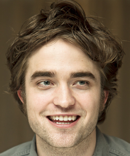 Robert Pattinson Medium Straight     Hairstyle