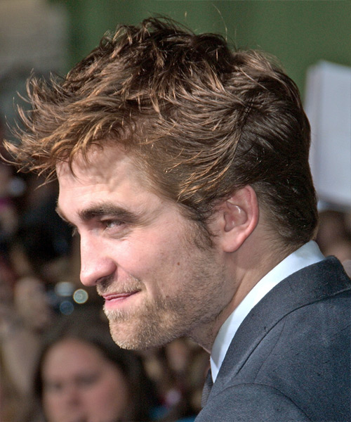 Robert Pattinson Short Straight     Hairstyle - side view