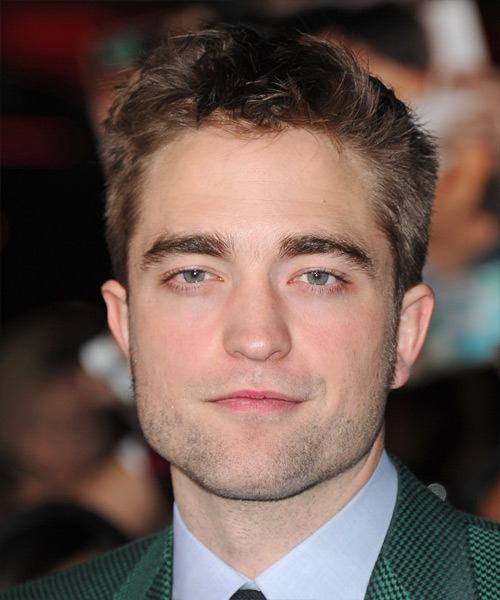 Robert Pattinson Short Straight   Light Chocolate Brunette   Hairstyle