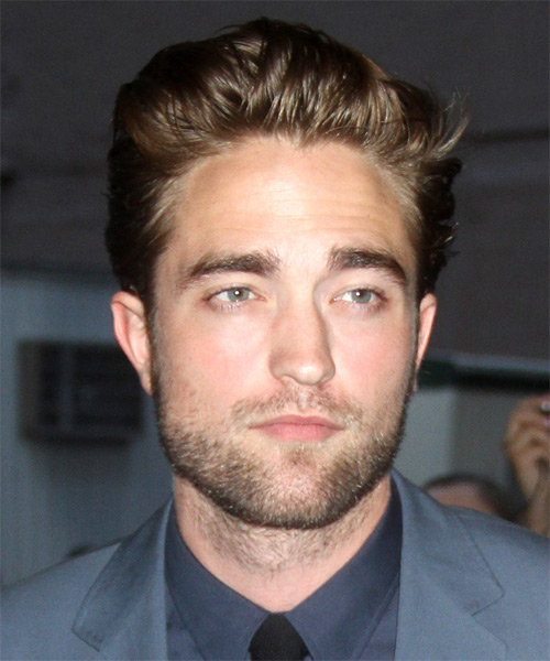 Robert Pattinson Short Straight    Ash Brunette   Hairstyle