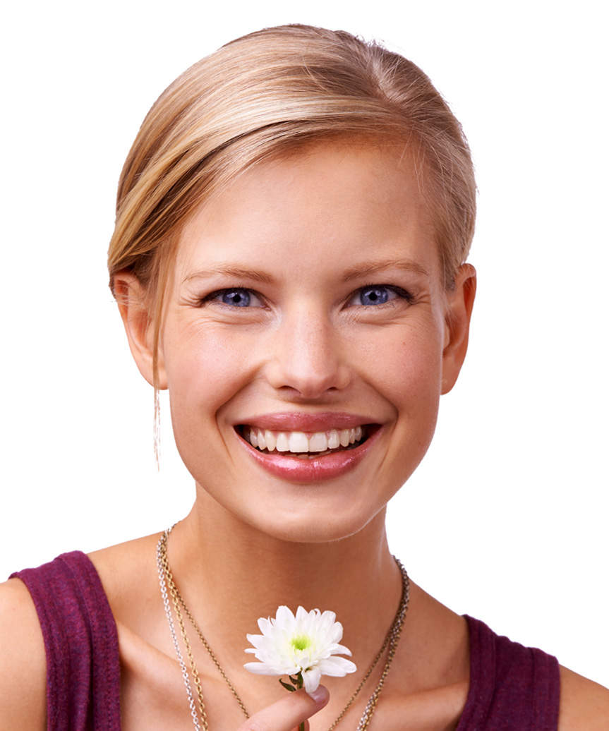Short Smoothed-Back Hairstyle With Side Part