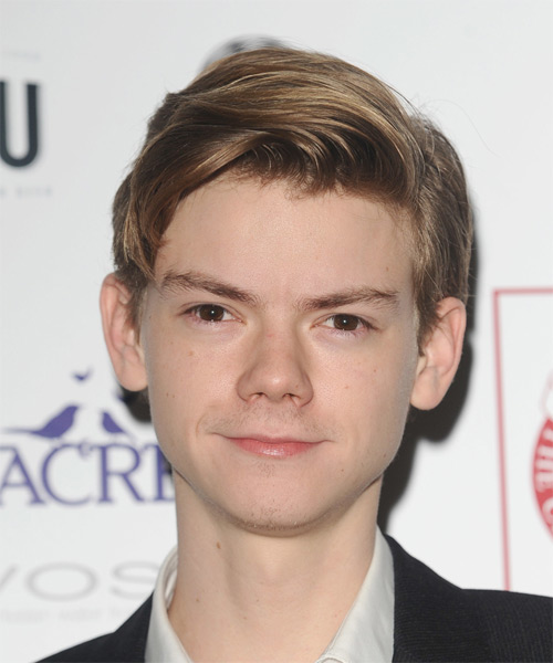 Thomas Brodie Sangster Short Straight    Hairstyle 