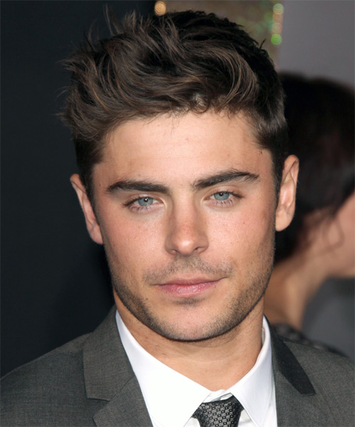 Zac Efron Short Straight     Hairstyle